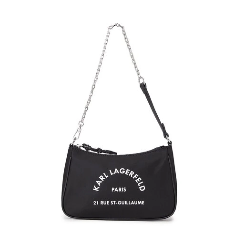 Karl Lagerfeld Zwarte PU-handtas voor dames Black Dames