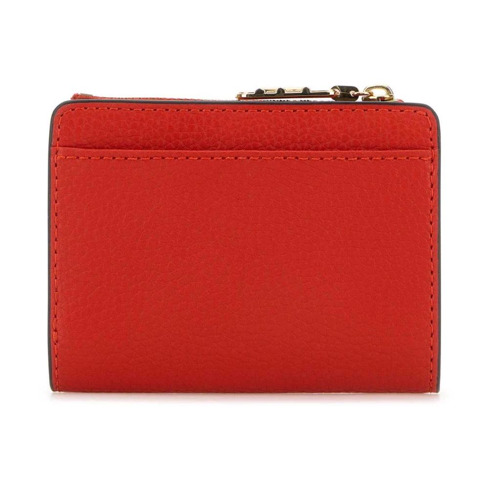 Michael Kors Koraal leren portemonnee Red Dames
