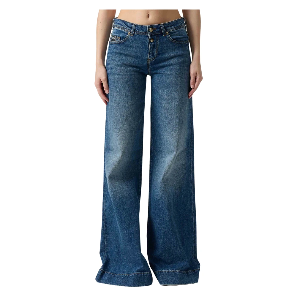 Versace Jeans Couture Trousers Blue Dames