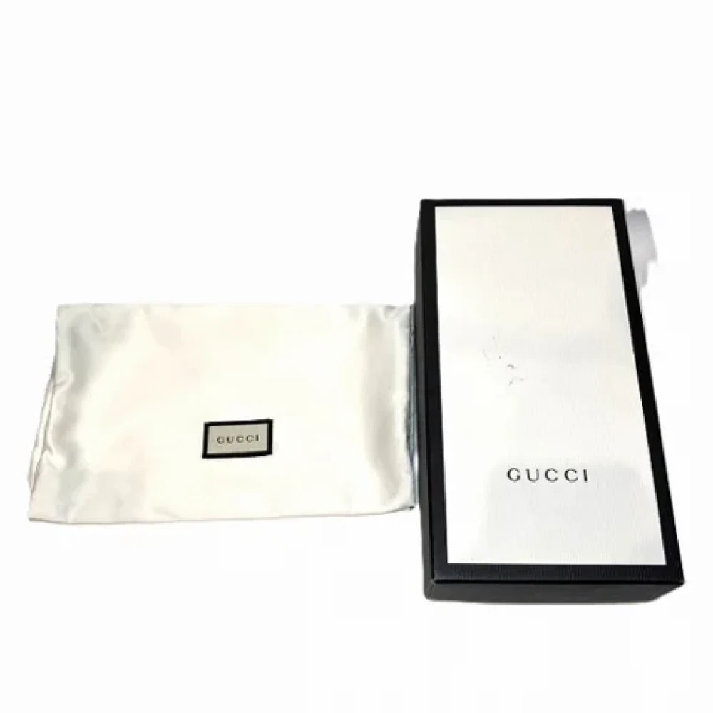 Gucci Vintage Pre-owned Leather wallets Beige Dames
