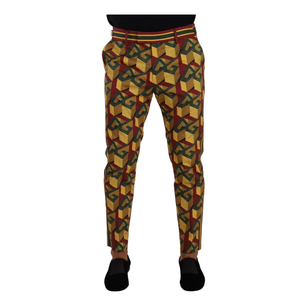Dolce & Gabbana Uomo Multicolor Pantaloni, E, M, New,