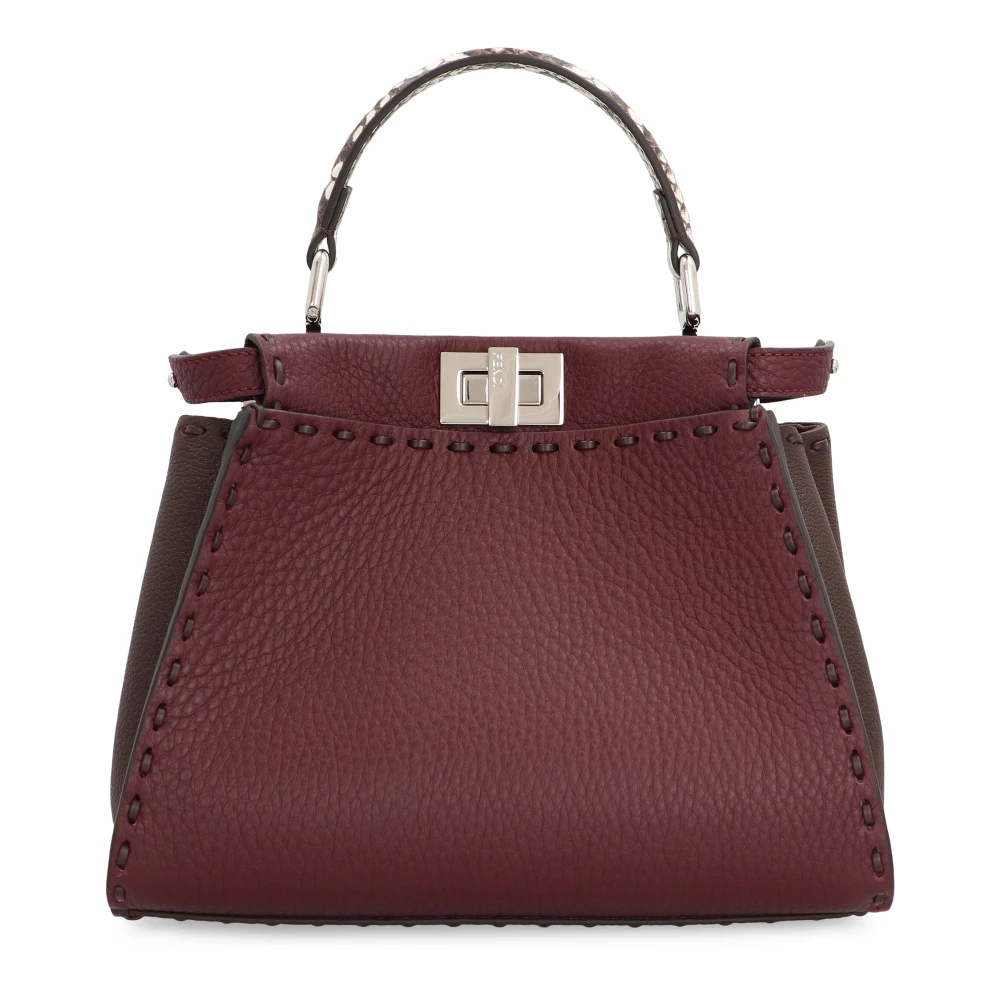 Fendi Women's Red Peekaboo Mini