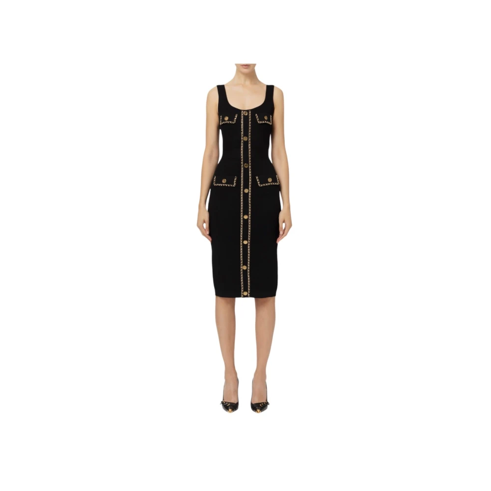 Elisabetta Franchi Elegante Jurk voor Speciale Gelegenheden Black Dames