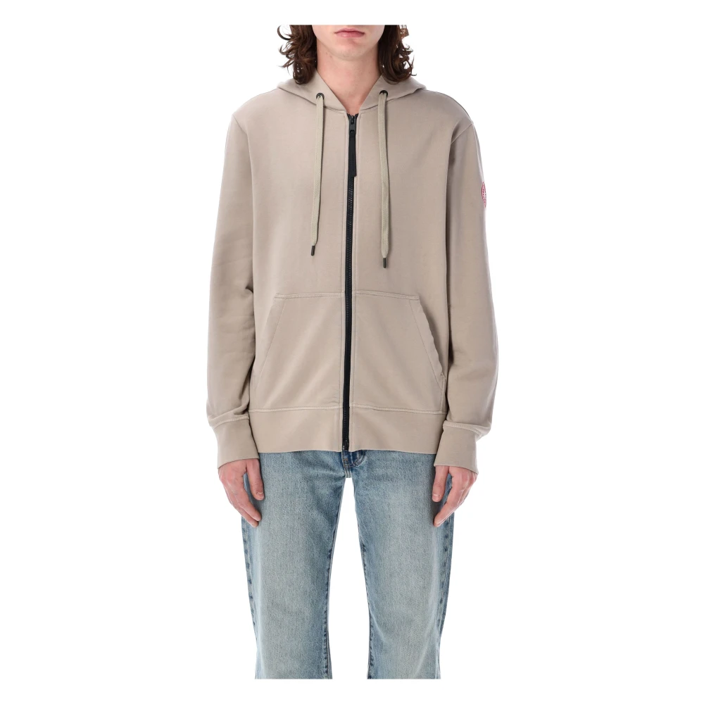 Canada Goose Heren Gebreide Truien Hoody Kalksteen Ss25 Gray Heren