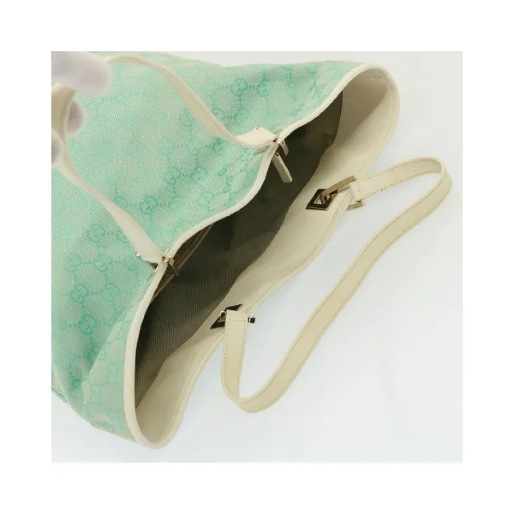 Gucci Vintage Pre-owned Canvas gucci-bags Blue Dames