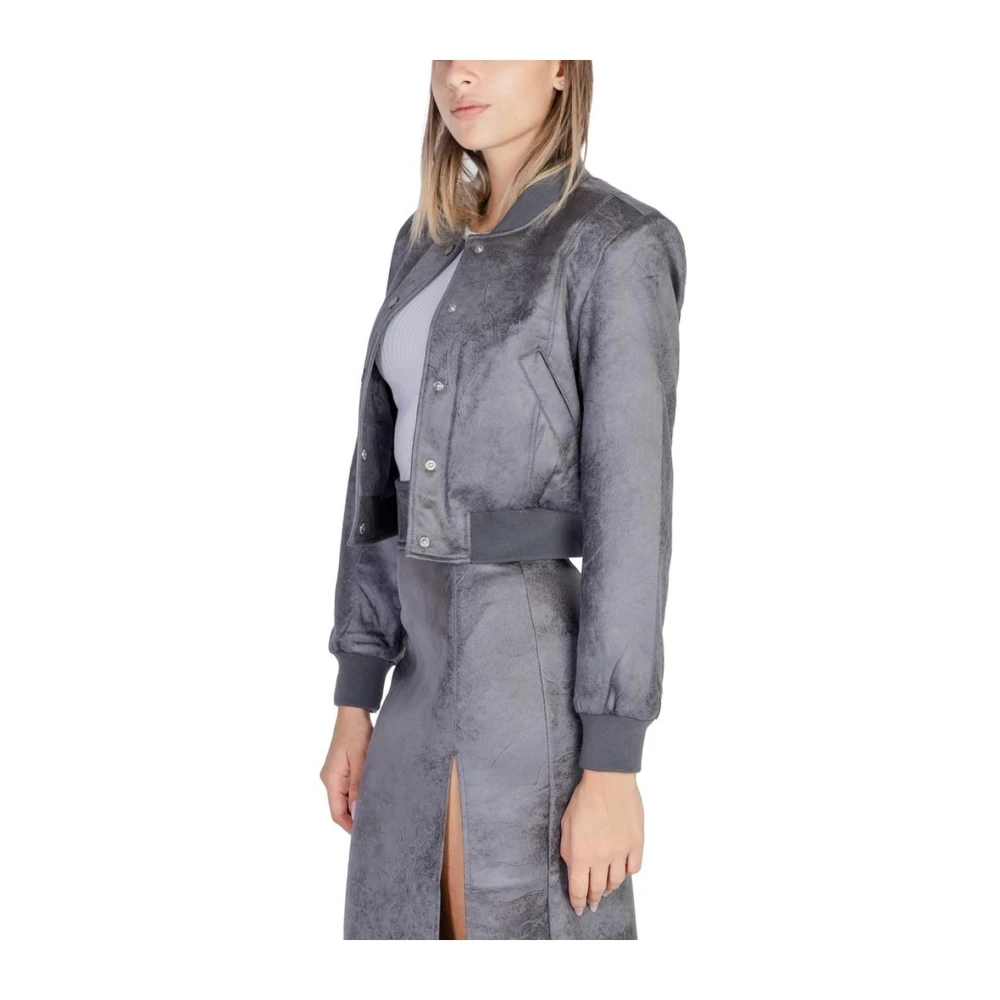Only Faux leren jassen en jassen collectie Gray Dames