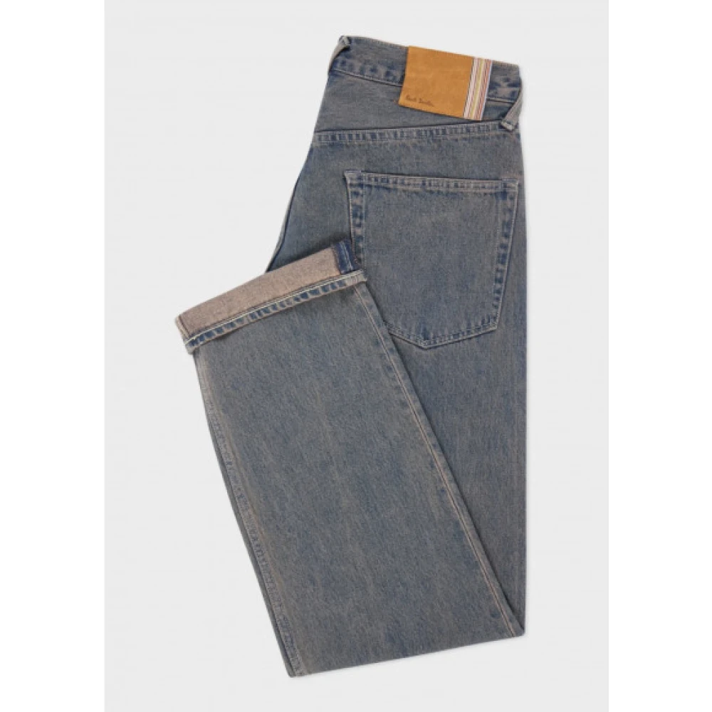 PS By Paul Smith Mauve Overdyed Jeans Blue Heren