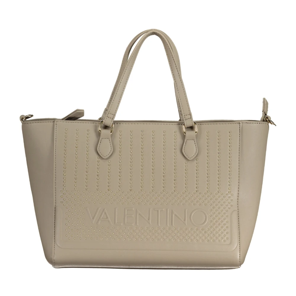 Valentino by Mario Valentino Beige Schoudertas met Contrastdetails Beige Dames