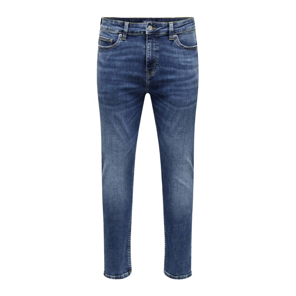 Only & Sons Men's Blue Slim-Fit Jeans,, Casual Trousers W30 L32