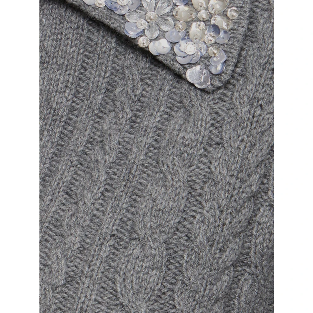 DES Phemmes Gebreide Polo Gray Dames