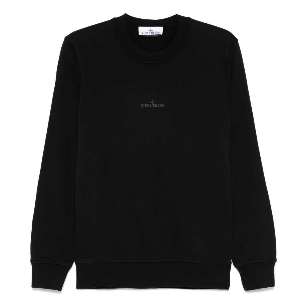 Stone Island Zwarte Casual Kleding voor Mannen Black Heren