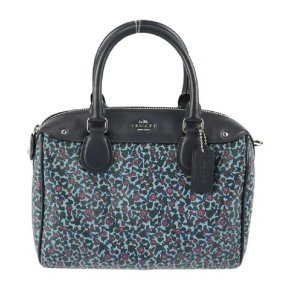 Coach Pre-owned Canvas handbags Blue Dames