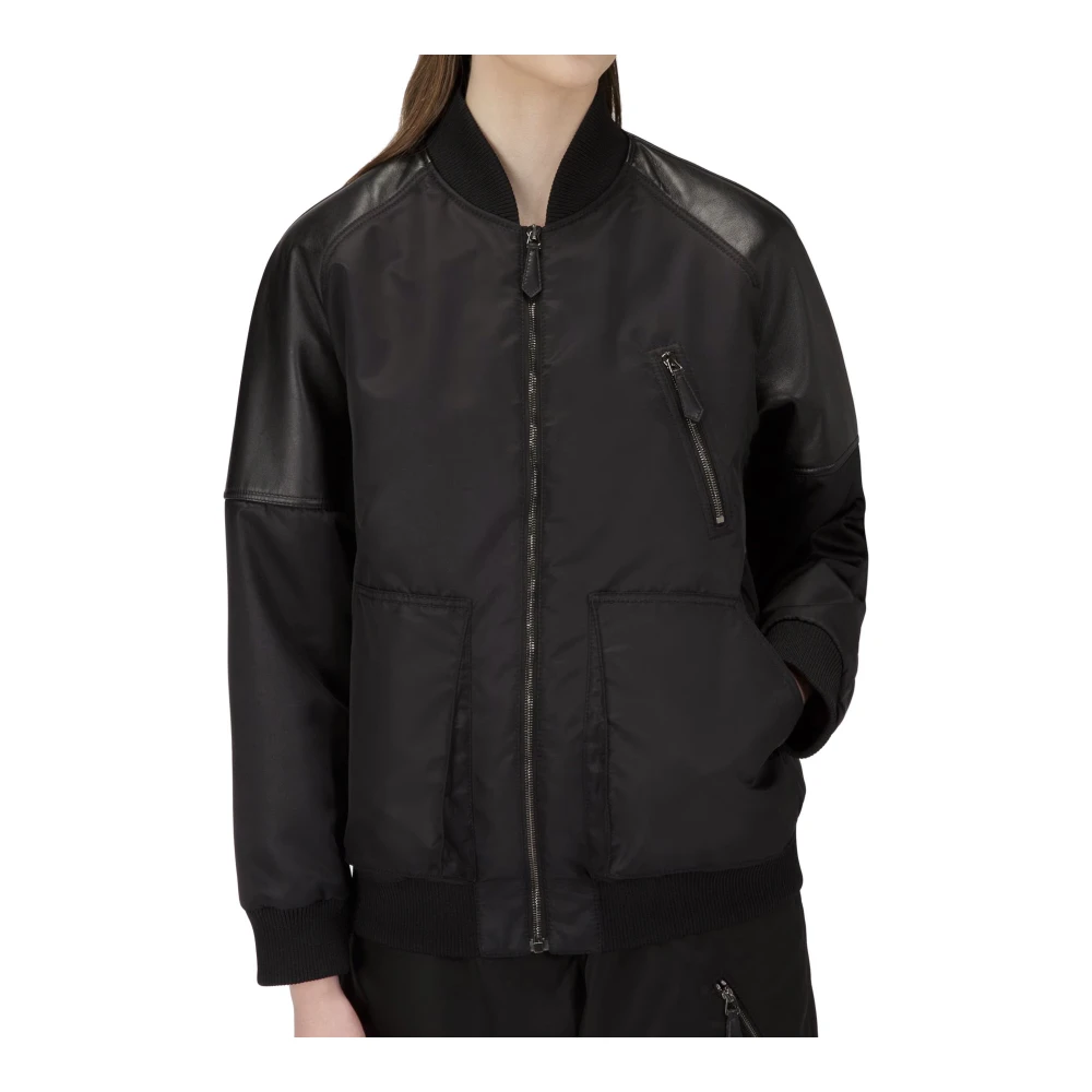 Bally Stijlvolle Bomberjack Black Dames