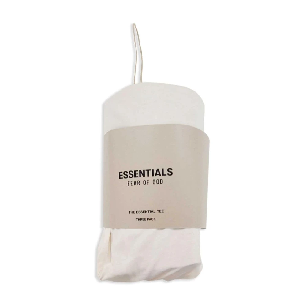 Fear Of God Essentiële Tee 3-Pack Beige Heren