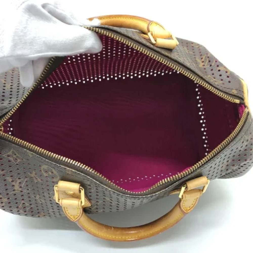 Louis Vuitton Vintage Pre-owned Cotton louis-vuitton-bags Brown Dames