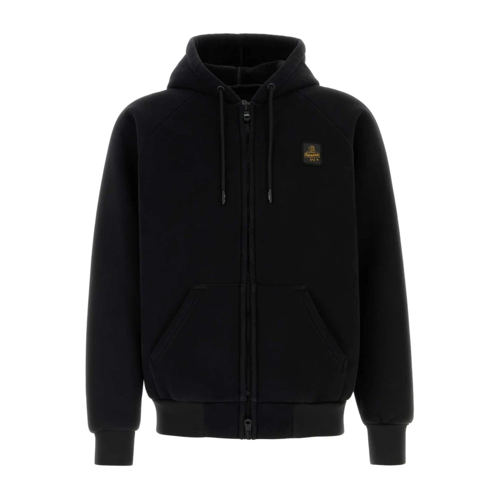 RefrigiWear Zwart Katoenen Sweatshirt Black Heren