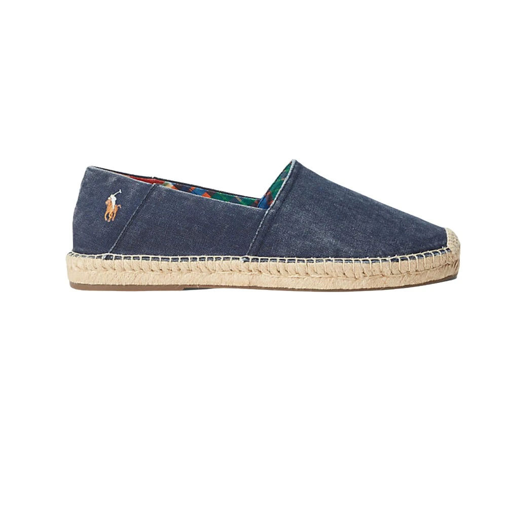 Polo Ralph Lauren Men's Blue Stylish Espadrilles For Summer Outfits