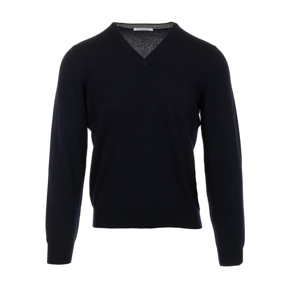 Gran Sasso Blauwe Sweater Pullover Blue Heren