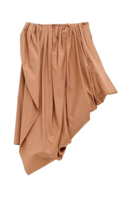 Asymmetrisk draperingkjol