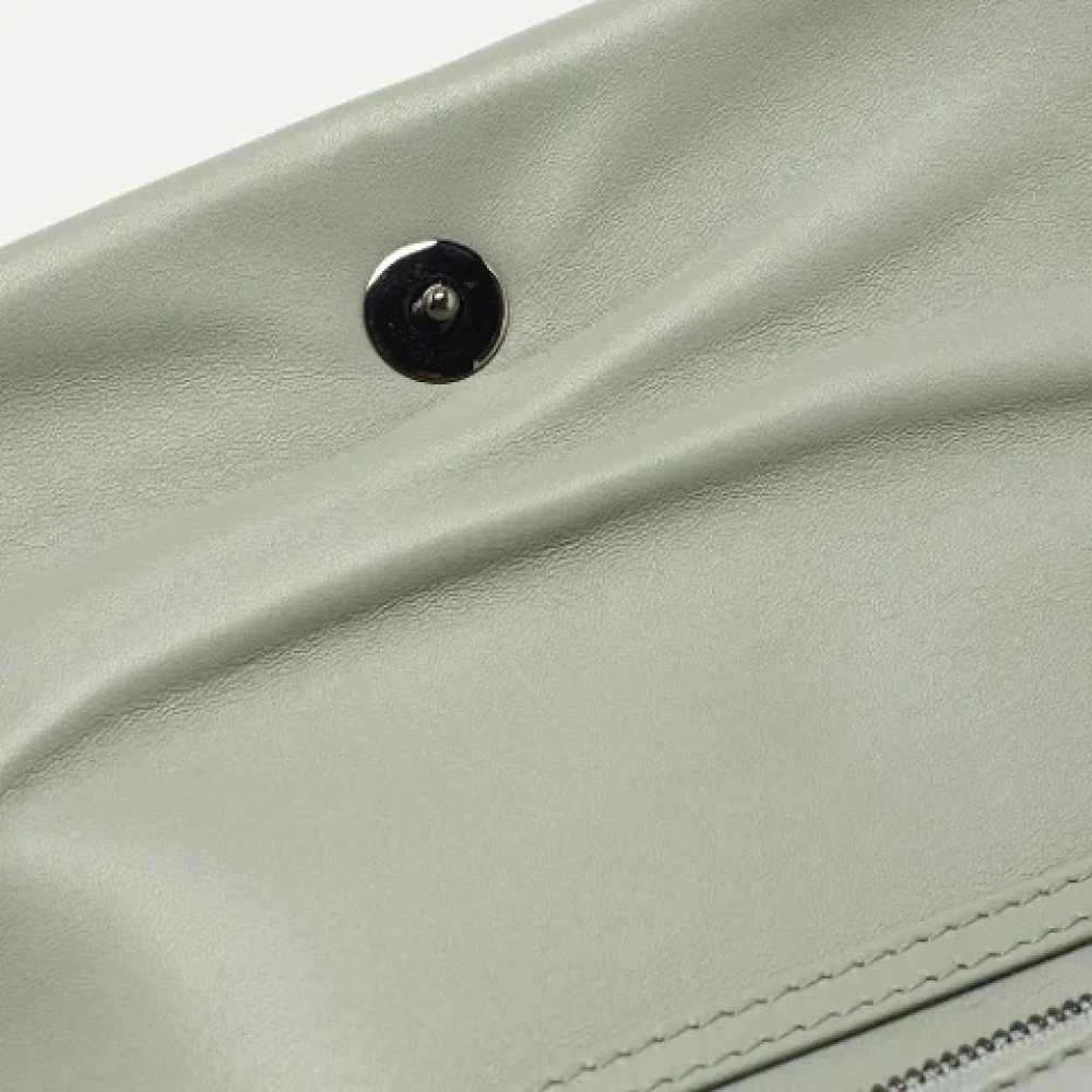 Dior Vintage Pre-owned Leather dior-bags Gray Dames