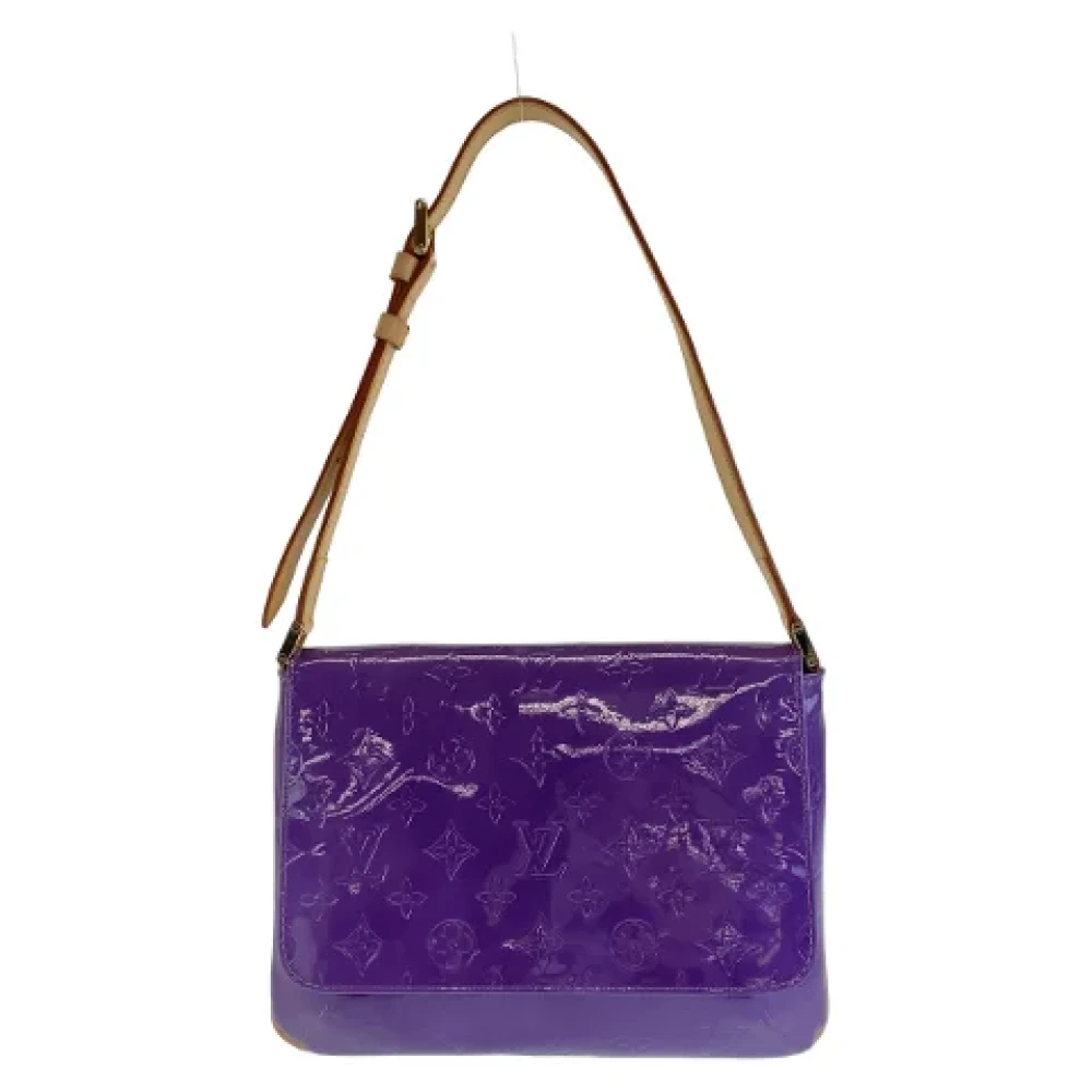 Louis Vuitton Vintage Pre-owned Leather crossbody-bags Purple Dames