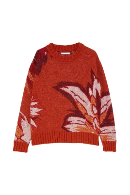 Blom Jacquard Paljett Topp