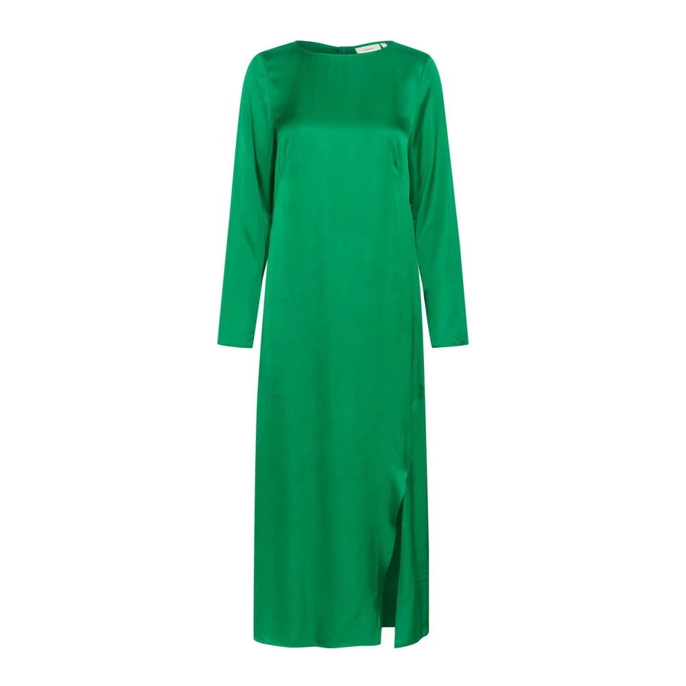InWear Elegante Groene Jurk met Split Green Dames