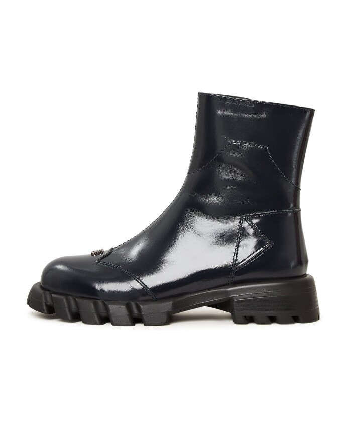 bottines-a-talon-plat-en-cuir-bleu