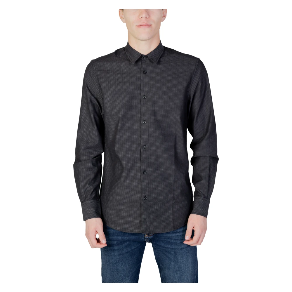 Antony Morato Slim Fit Overhemd Lange Mouw Gray Heren