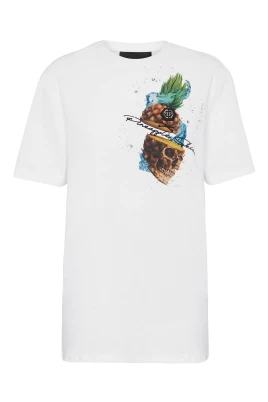 Philipp Plein T-Shirts Vit XL