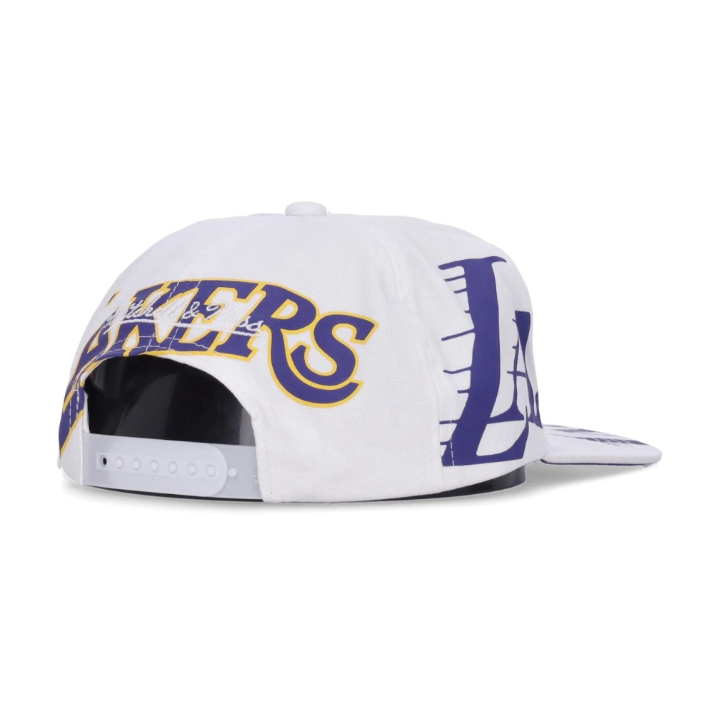 Mitchell & Ness NBA Lakers Flat Brim Cap Multicolor Heren