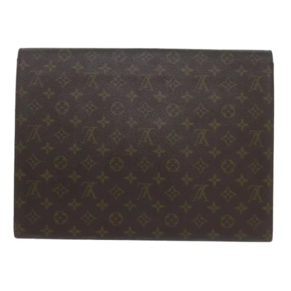 Louis Vuitton Vintage Pre-owned Canvas briefcases Brown Dames
