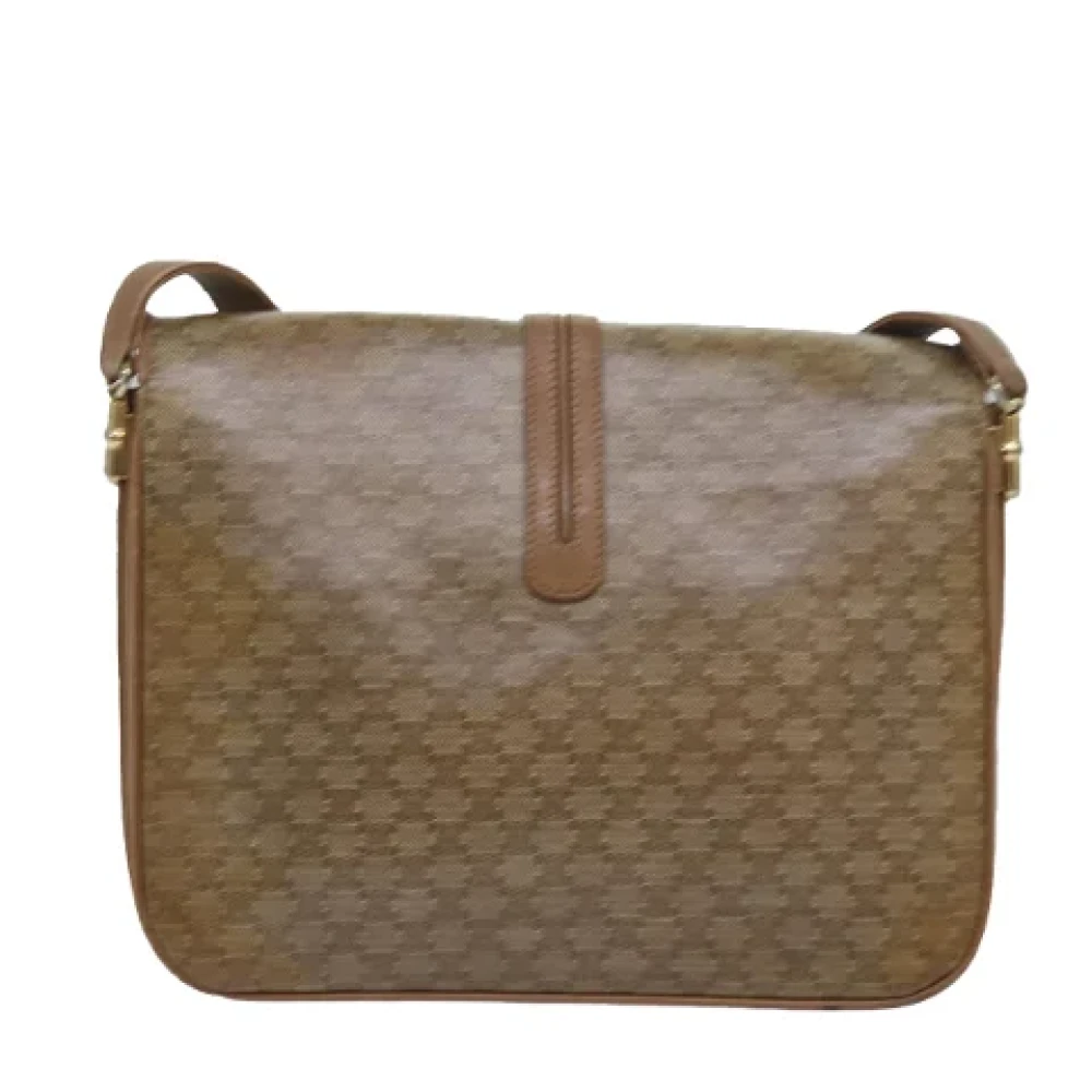Celine Vintage Pre-owned Canvas celine-bags Beige Dames