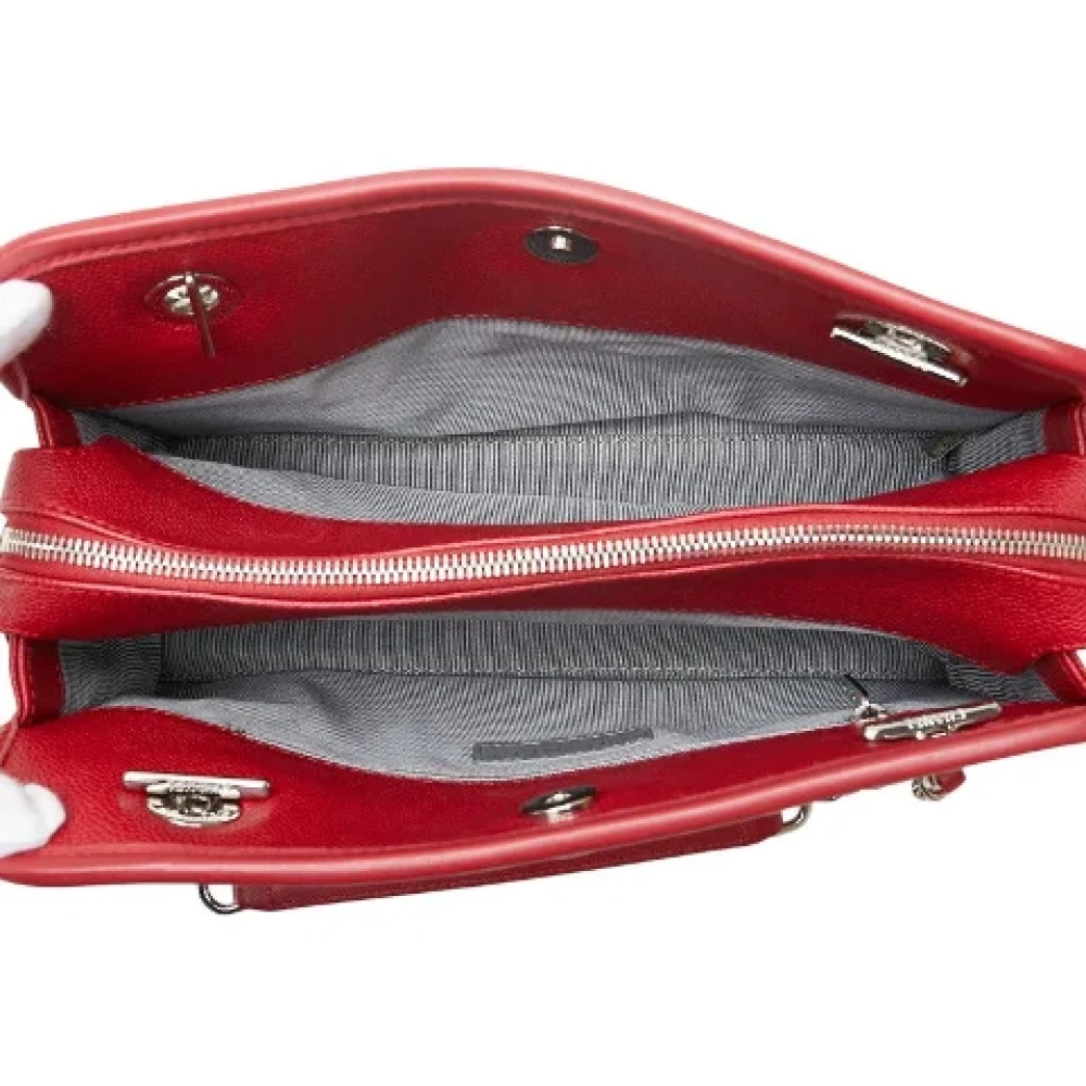 Chanel Vintage Pre-owned Leather chanel-bags Red Dames