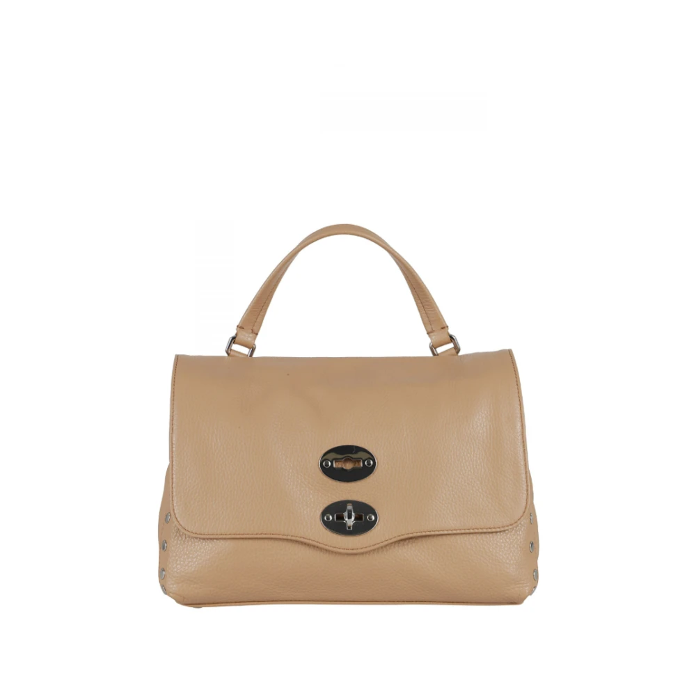 Zanellato Bruine leren handtas Elegant en veelzijdig Brown Dames