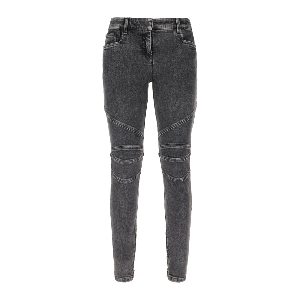 Balmain Klassieke Denim Jeans voor dagelijks gebruik Gray Dames