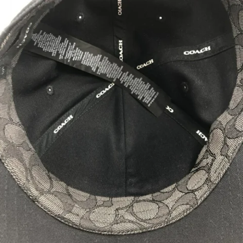 Coach Pre-owned Fabric hats Blue Heren