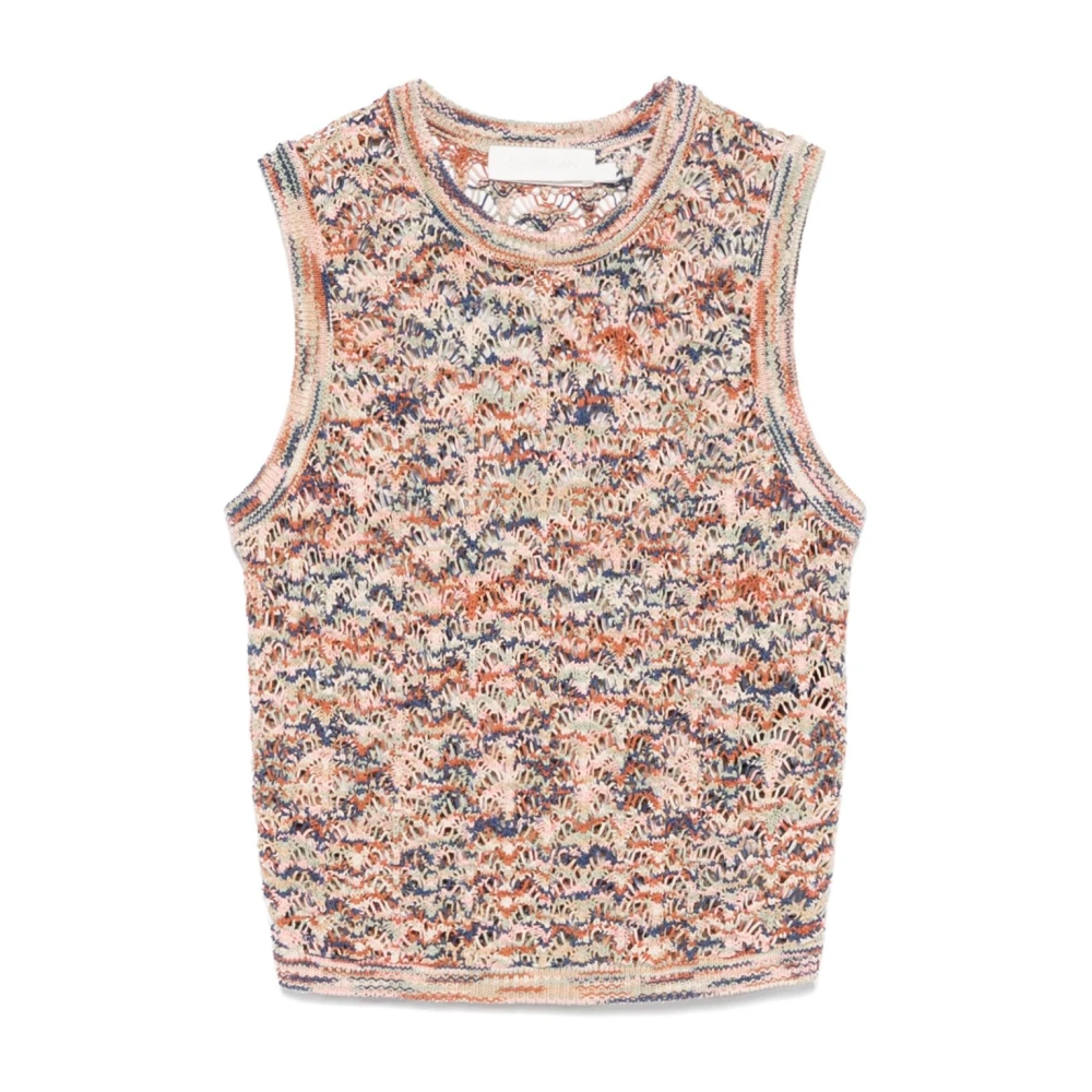 Zimmermann Crop Tank Top Multicolor Stijlvol Multicolor Dames