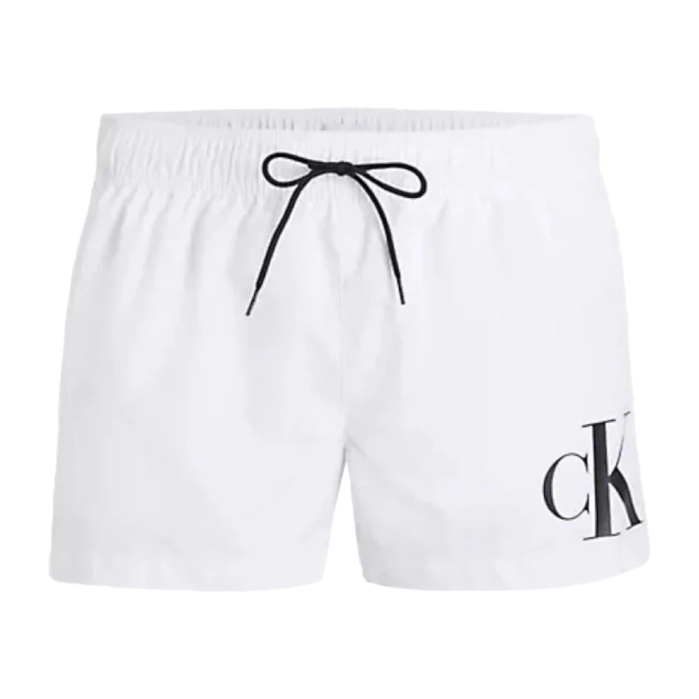 Calvin Klein Korte zwemkleding White Heren