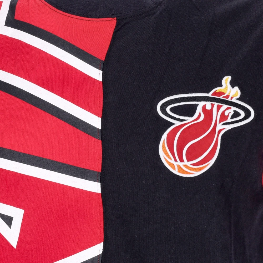 Mitchell & Ness Miami Heat NBA Tee Originele Kleuren Black Heren