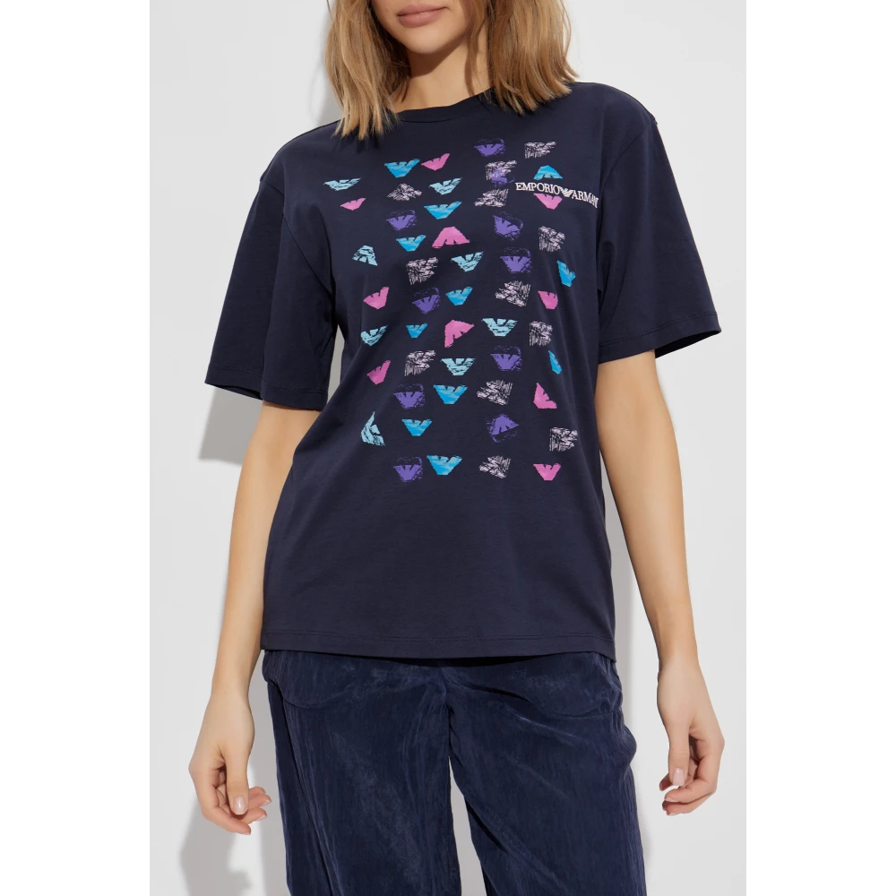 Emporio Armani T-shirt uit de collectie Blue Dames