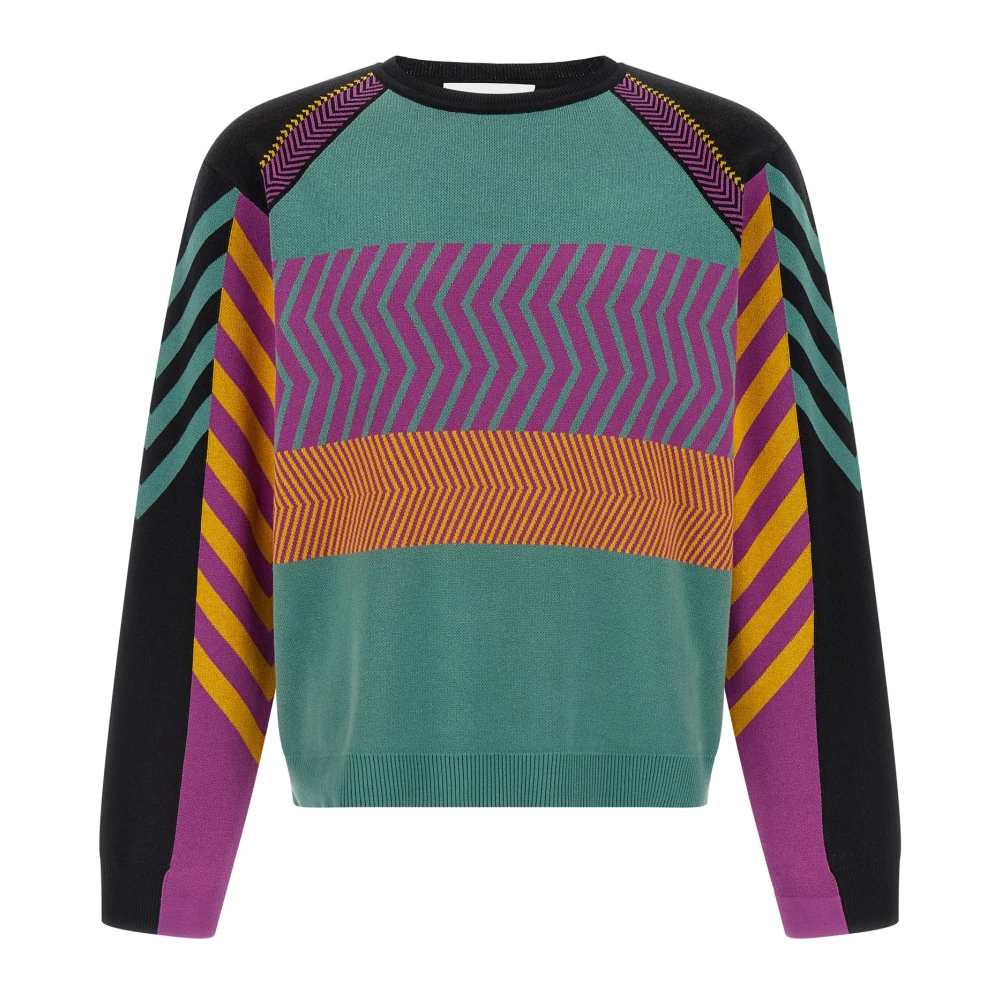 Kiko Kostadinov Herren Multicolor Strickwaren, Mehrfarbig, Sgröße: