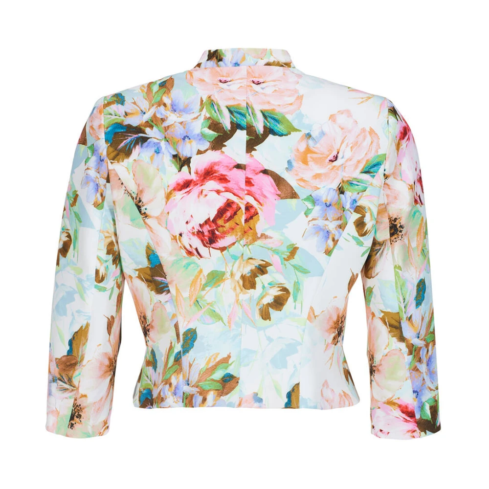 Swing Aansluitende jas van lichtgewicht scuba Multicolor Dames