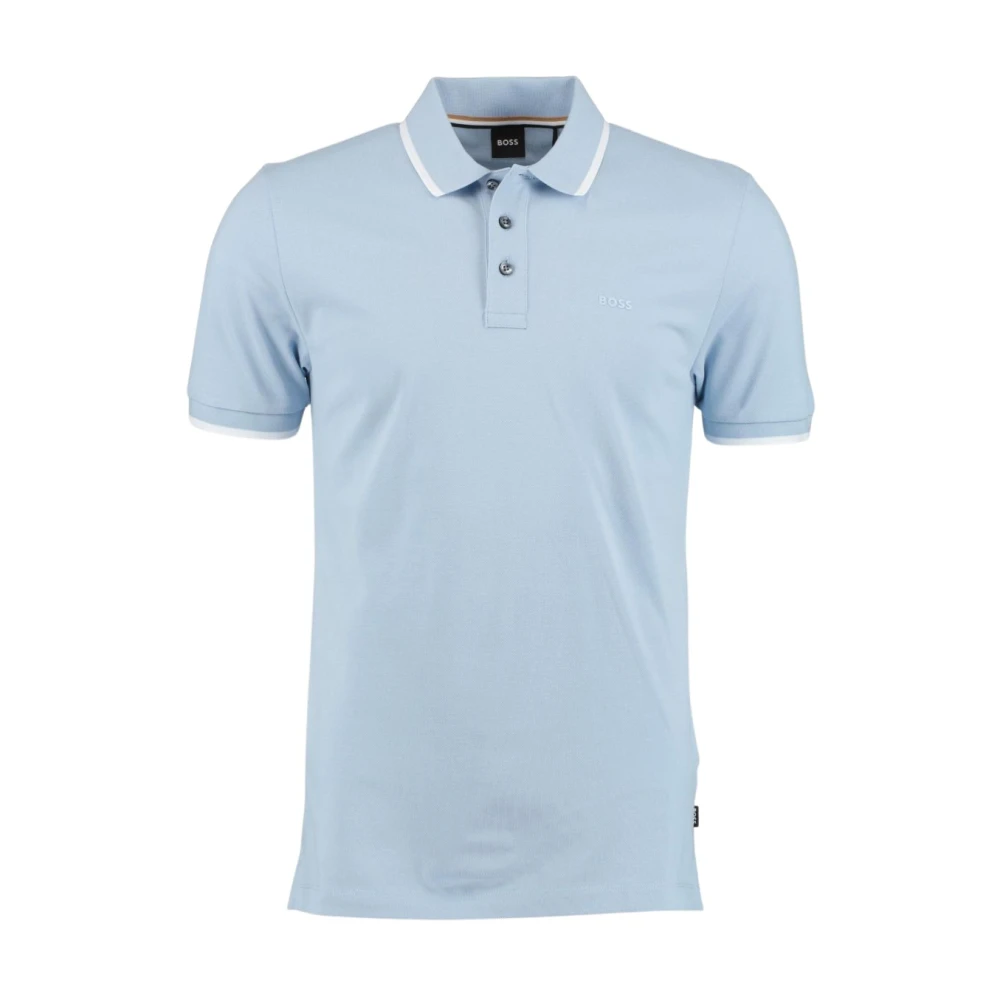 Boss Polo Shirt Blue Heren
