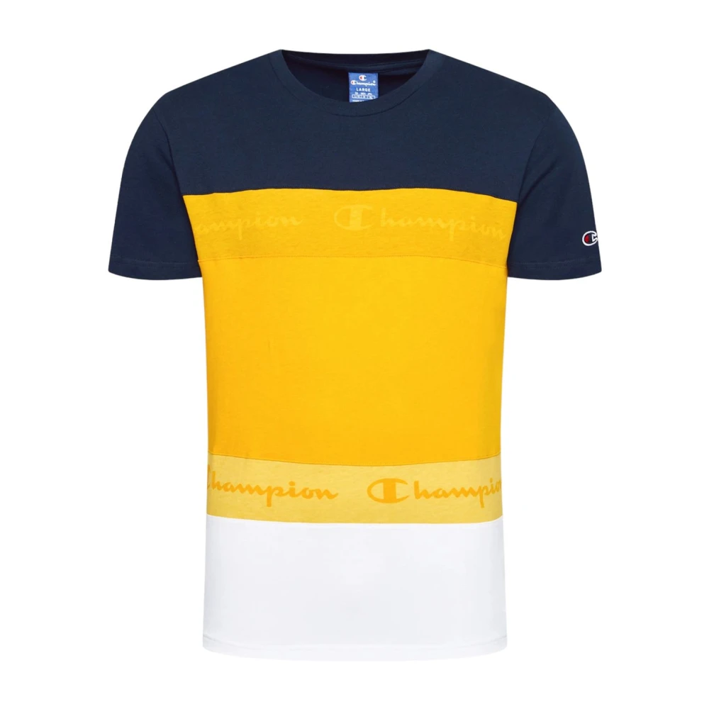 Champion Kortärmad T-shirt Yellow, Herr