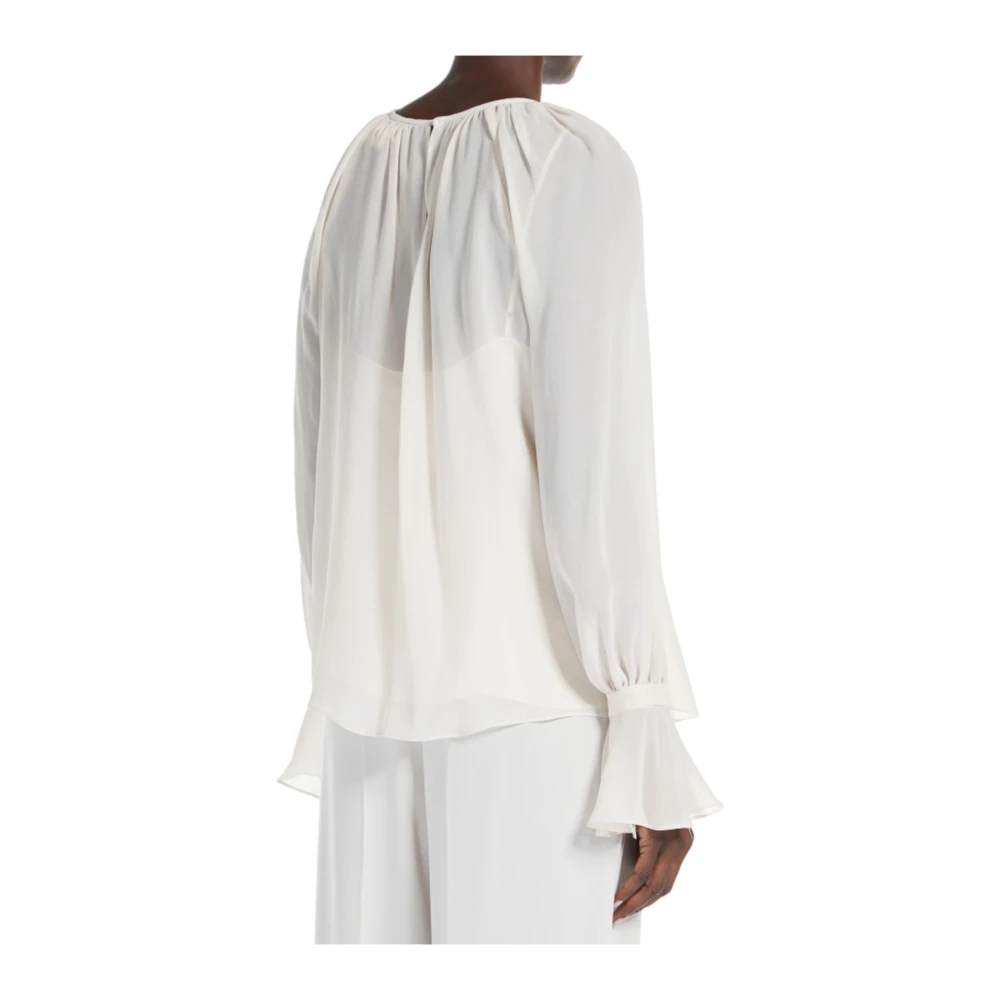 Max Mara Studio Elegante Yelina Shirts Collectie Beige Dames