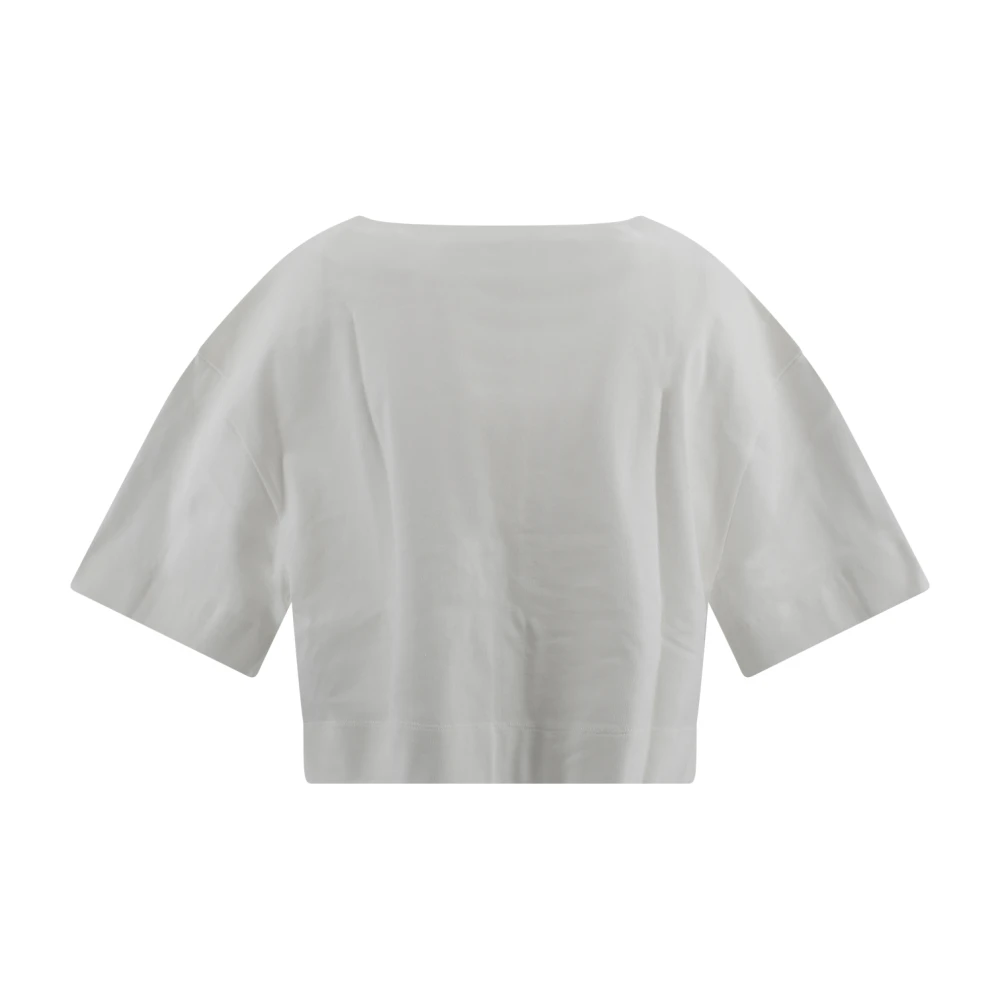 Soeur Witte Katoenen Boothals T-shirt White Dames