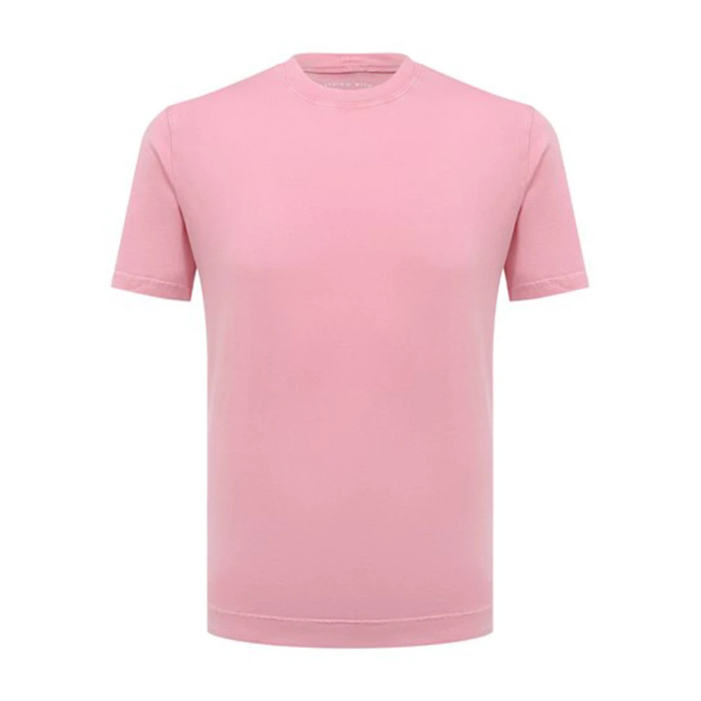 Fedeli Biologisch Jersey Extreme Roze T-shirt Pink Heren