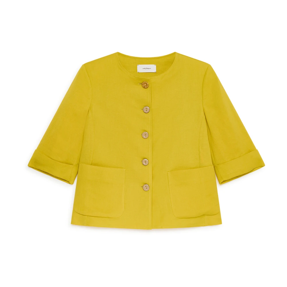 Maliparmi Donna Giallo Giacche, Xs, New,