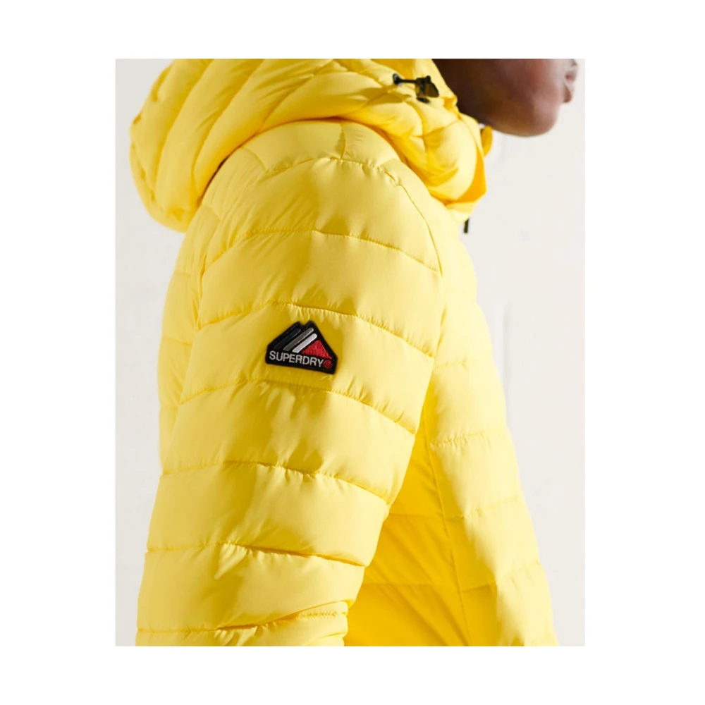 Superdry Polyester Jas Yellow Heren